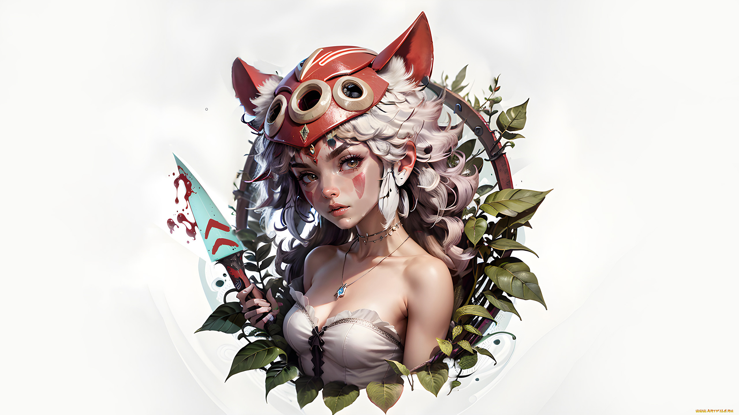 , mononoke hime, , , , ai, art, , , , , , , graphics, neuroart, neural, networks, drawings, neuro, neurography